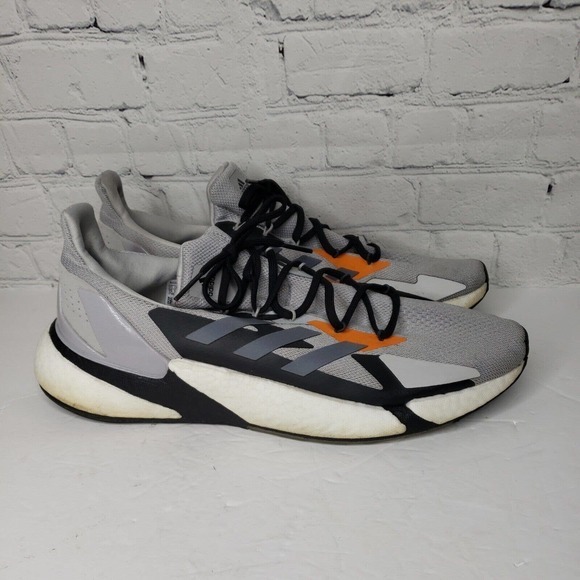 Adidas Mens PWI001001 FW8414 Gray‎ Black Running Shoes Sneakers Size 15.